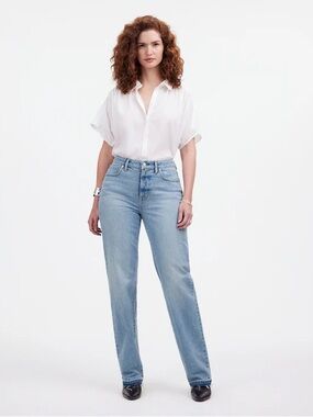 Madewell Light Blue Straight-Leg Jeans